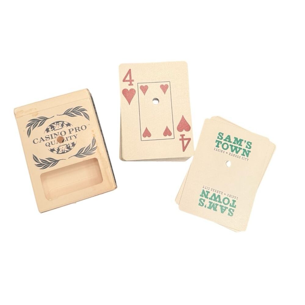 Sam's Town Casino Kansas City Casino Used Deck of Cards HOLE